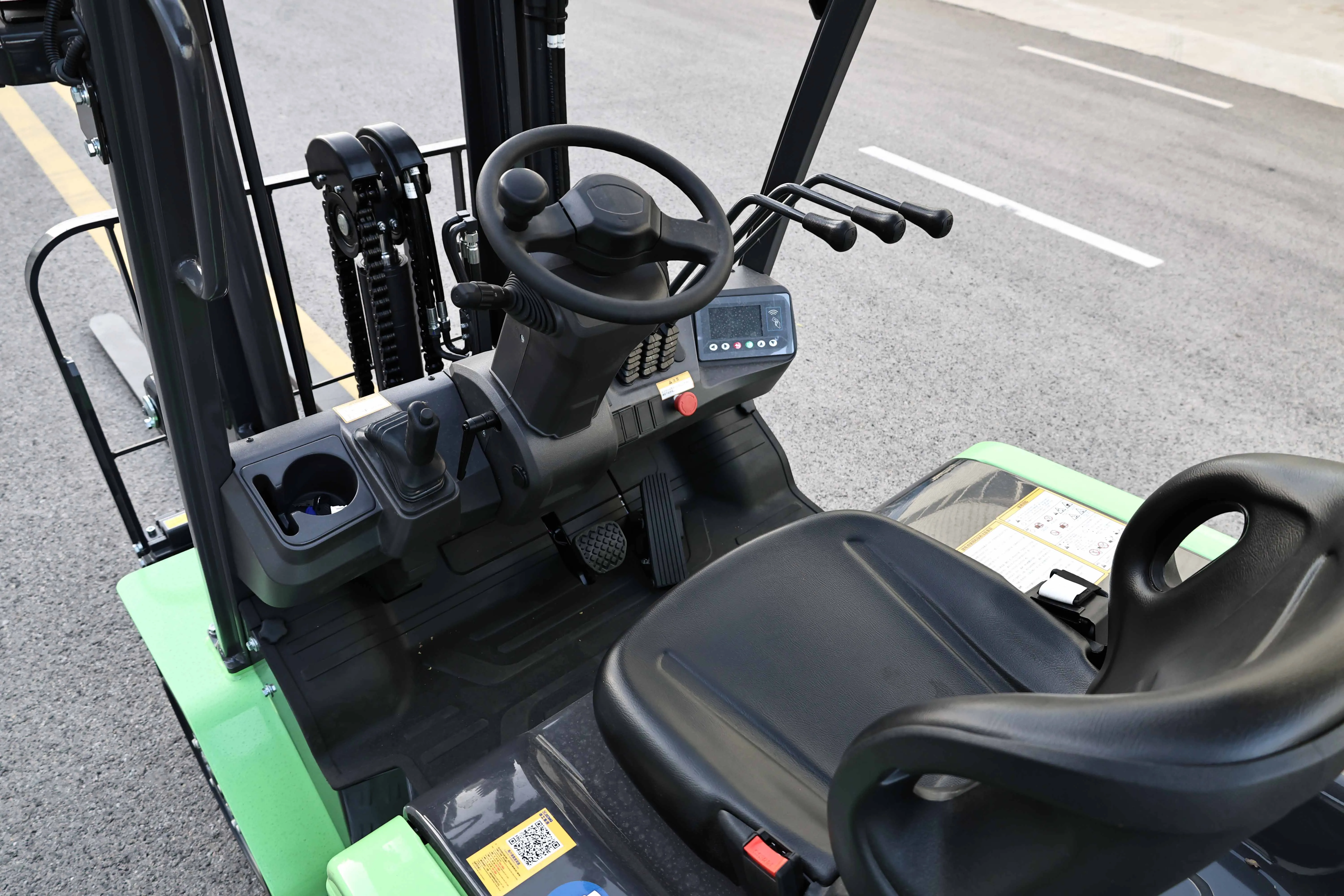 XCMG Official 3 Ton Electric Forklift Truck Xcb30-S Small Counterbalanced Forklift with Battery